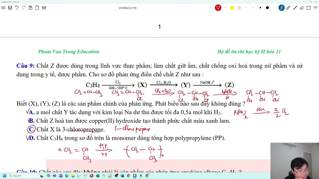 HÓA 11-ĐỀ 03, 04-ÔN THI HỌC KỲ 2-HÓA 11 THEO CẤU TRÚC MỚI NHẤT