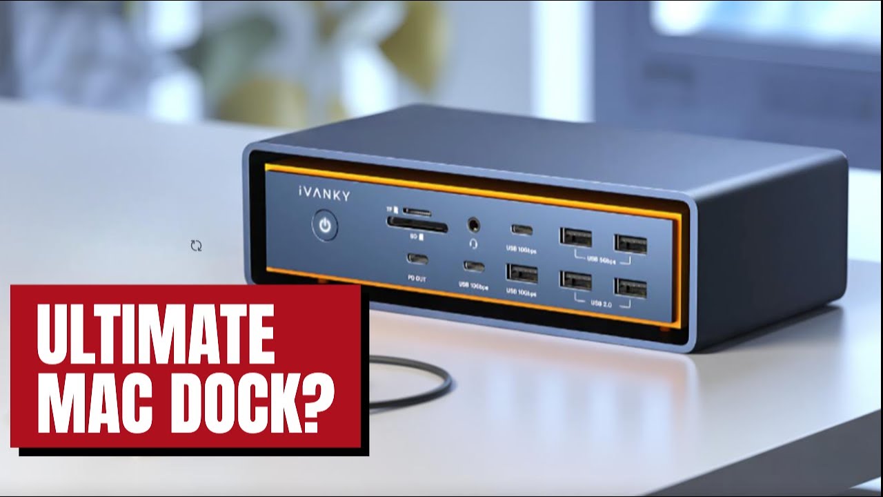 美品iVANKY FusionDock Max 2 Thunderbolt 5ドック｜FusionDock Max 2｜トリプルディスプレイ｜23