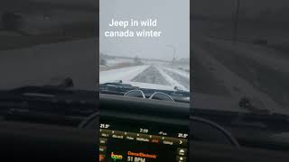 Jeep Gladiator, winter driving