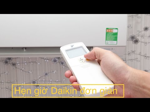 Video Cách hẹn giờ TẮT MỞ Điều hoà Daikin tiết kiệm điện cho... - youtube