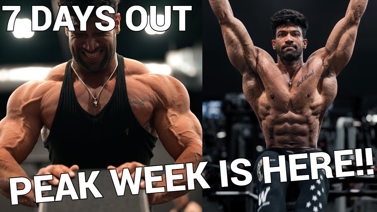 RAW CHEST WORKOUT 7 DAYS OUT | Prep Series Ep.6 - YouTube