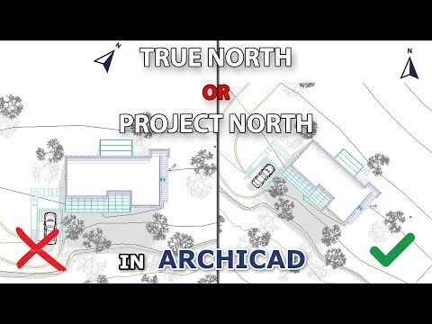 Setting the True North in Archicad Tutorial