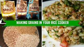 Making Grains in your Rice Cooker How To Cook Farro In A Rice Cooker