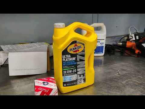 My first oil change on my 2021 Toyota Tacoma - YouTube