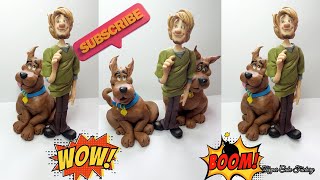 Scooby-Doo and Shaggy figurine / fondant figurine #topper #cartoon #clay