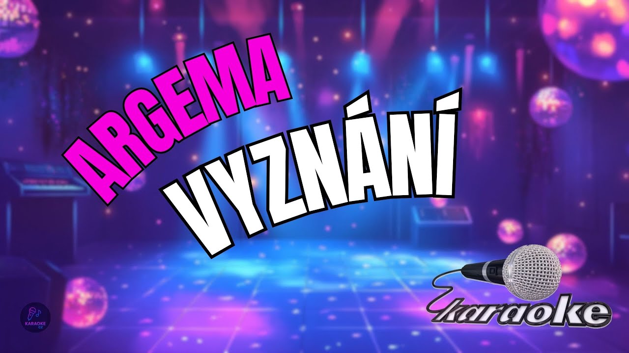 🎤 Argema – Vyznání | Karaoke s textem 🎶