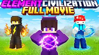 Minecraft, but I survive in ELEMENT CIVILIZATION [FULL MOVIE]