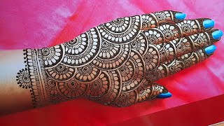 Simple & Beautiful Full Hand Dulhan Mehndi Design | Bridal Henna Mehendi for Back Hand