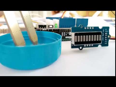 Shield grove arduino avec capteur humidité et bargraphe