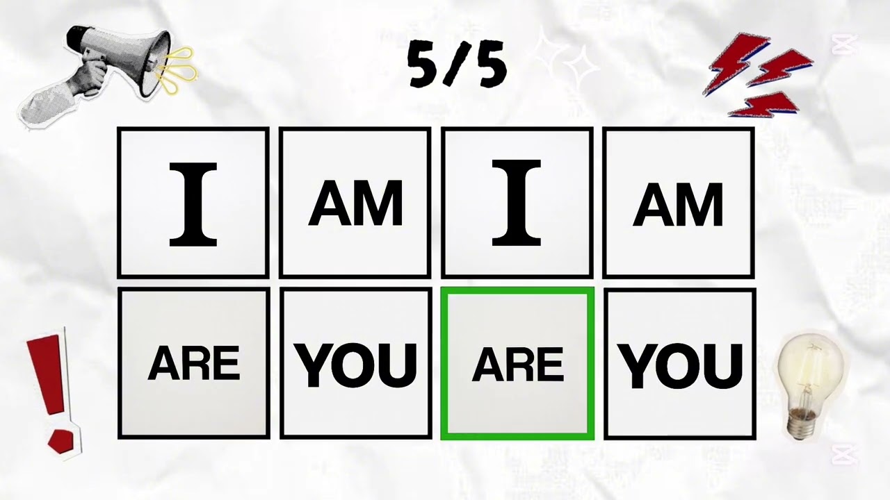 SAY THE WORD ON BEAT. LEVEL 1-3