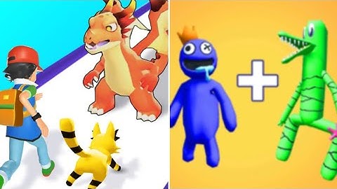 Monster Squad Rush | Merge Rainbow 3D Run / All Level Gameplay: Android,iOS - New APK Update