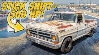 NASCAR Inspired F100 Hits The DRAG STRIP & Sounds Insane!