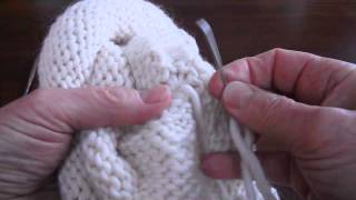Beginner Hat Part Five: Finishing the Hat and Weaving in the Ends