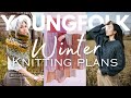 Youngfolk knits my winter knitting plans  sewing and spinning 