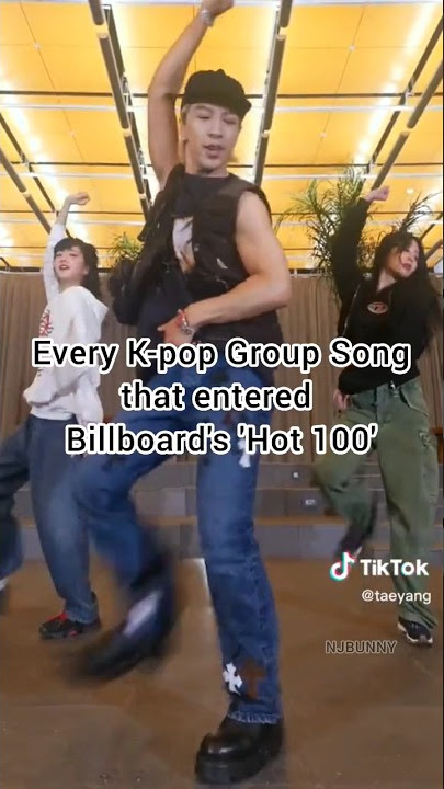 Every K-pop Group Song That Entered Billboard 'Hot 100' #shorts #kpop