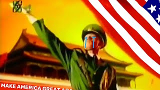 I put the US National Anthem over the CCTV's Chinese National Anthem Music Video