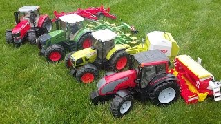 BRUDER FARM TOYS - TRACTORs Class Fendt Valtra Massey Ferguson BWorld News Video