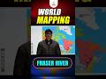 World Mapping | Fraser River By Azad Sir #worldmapping #worldgeography #upsc #bpsc #aedo #shorts