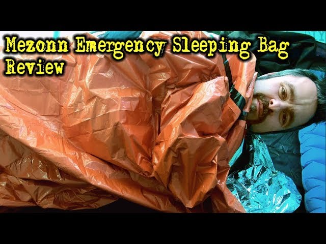 Mezonn Emergency Sleeping Bag Survival Bivy Sack Use as Emergency 
