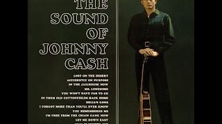 Video thumbnail of "Johnny Cash - Lost On The Desert lyrics"