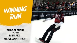 Grondin delights fans on home soil | FIS Snowboard World Cup 23-24