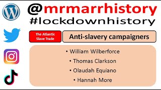 Three Minute History - Anti-slavery campaigners