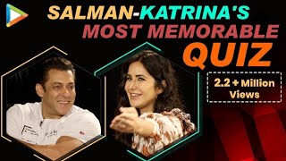 Salman Khan & Katrina Kaif's MOST ENTERTAINING FIGHT ever | Quiz | Bharat