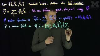 The Del Operator in the Kronecker Basis
