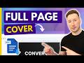 Fix Google Docs Cover Image (Full Page, No White Margins)