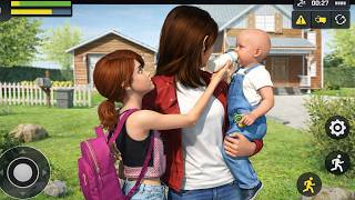 Newborn Care Simulator 3D #1 | Mother Life Gameplay Experience | Baby Raising Game