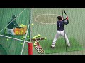 ソフトボールを打ちこみ 筋力 ミート力を鍛える 山田哲人 ティーバッティング