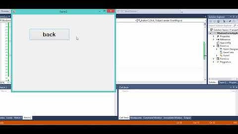C# basic form to form control  and dialogue box