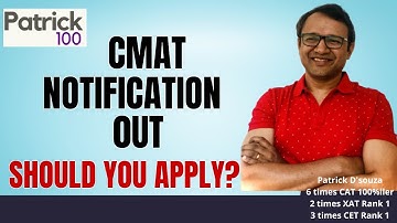 CMAT Notification out - Should you apply? | Exam Alert for CMAT | Last date - 18th November 2026