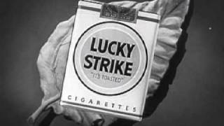 Lucky Strike Cigarette Commercial: Marching Cigarettes (1948)