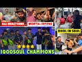 iQOOSouL CHAMPIONS🏆 All S8UL Reaction✅ Goblin MortaL Crying🥺 Legit MVP🥶 Nakul BEST IGL🔥 Team SouL 🚀