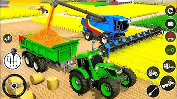 Real Tractor Farming Simulator 2025 - Tractor Game 3D Farming Game - Android Gameplay #1