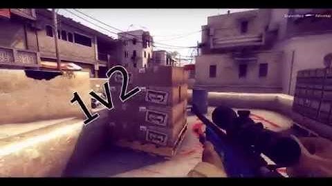 CS:GO // Dust 2 // 1v3 Awp Clutch