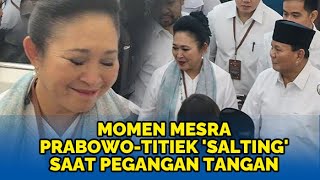 Momen Romantis Prabowo dan Titiek saat Tangannya Disatukan Istri Wismoyo, Siap Jadi Ibu Negara?