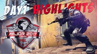 CS:GO - PGL Krakow 2017 Highlights: Day 1
