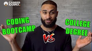 Coding Bootcamp vs College Degree (Job Market Analysis 2020) - Rubén Harris, CEO of #CareerKarma