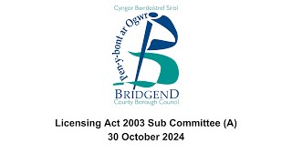 Licensing Act 2003 Sub Committee A - 29 October 2024 - Part 1