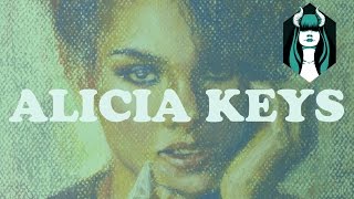 Alicia Keys in Pastel