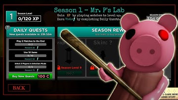 ROBLOX PIGGY NEW UPDATE SEASON 1 SEASON PASS