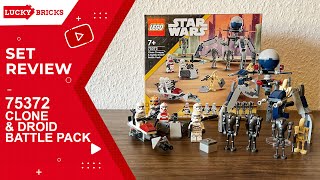 Das beste Battle Pack seit langem: LEGO 75372 Clone Trooper & Battle Droid Battle Pack | Review