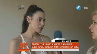 Miniatura del video Roban millones de la vivienda de la modelo Ana Ríos