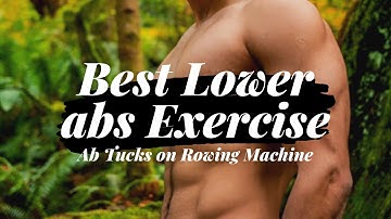 Best lower abs exercise 1: Abs on rowing machine