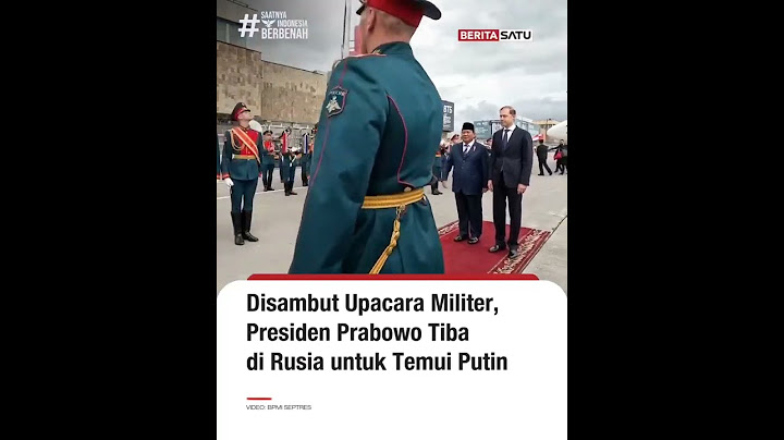 Upacara Militer Sambut Presiden Prabowo Subianto di St. Petersburg #beritasatu