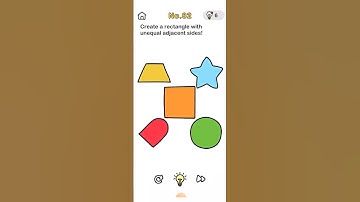Brain Out Level 82 "Create a rectangle with unequal adjacent sides!" Solution by Rick Gaming