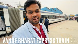 DELHI to VARANASI VANDE BHARAT EXPRESS CHAIR CAR Train Journey & IRCTC DELICIOUS FOOD REVIEW 😍