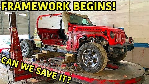 Rebuilding A Wrecked 2020 Jeep Gladiator Rubicon Part 5